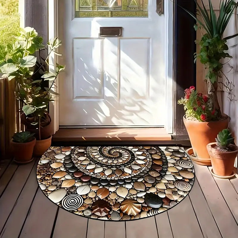 Tapete de área Ocean Aesthetic antiderrapante - 50 x 80 cm | livraina
