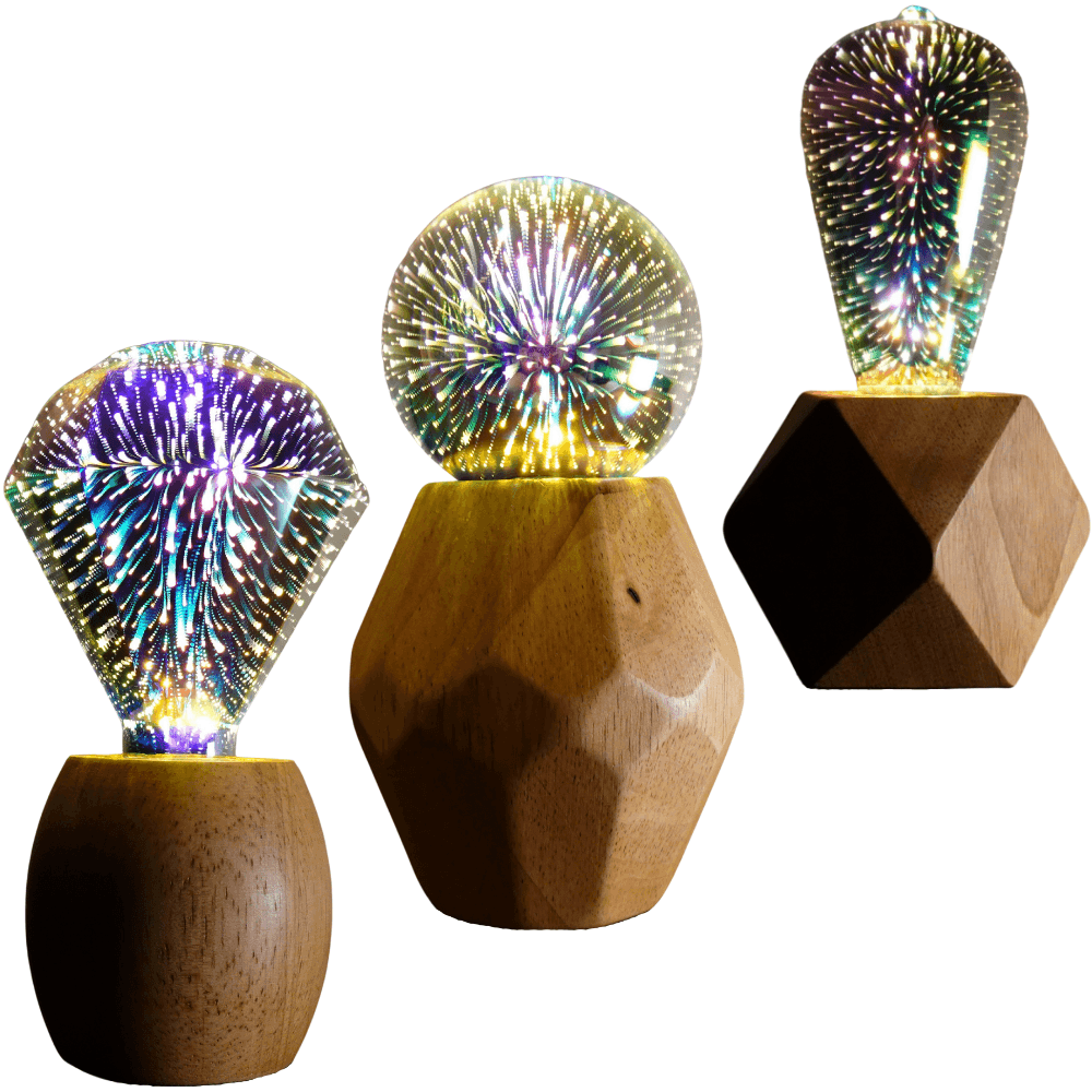 3D Fireworks Modern Crystal Table Lamp | livraina