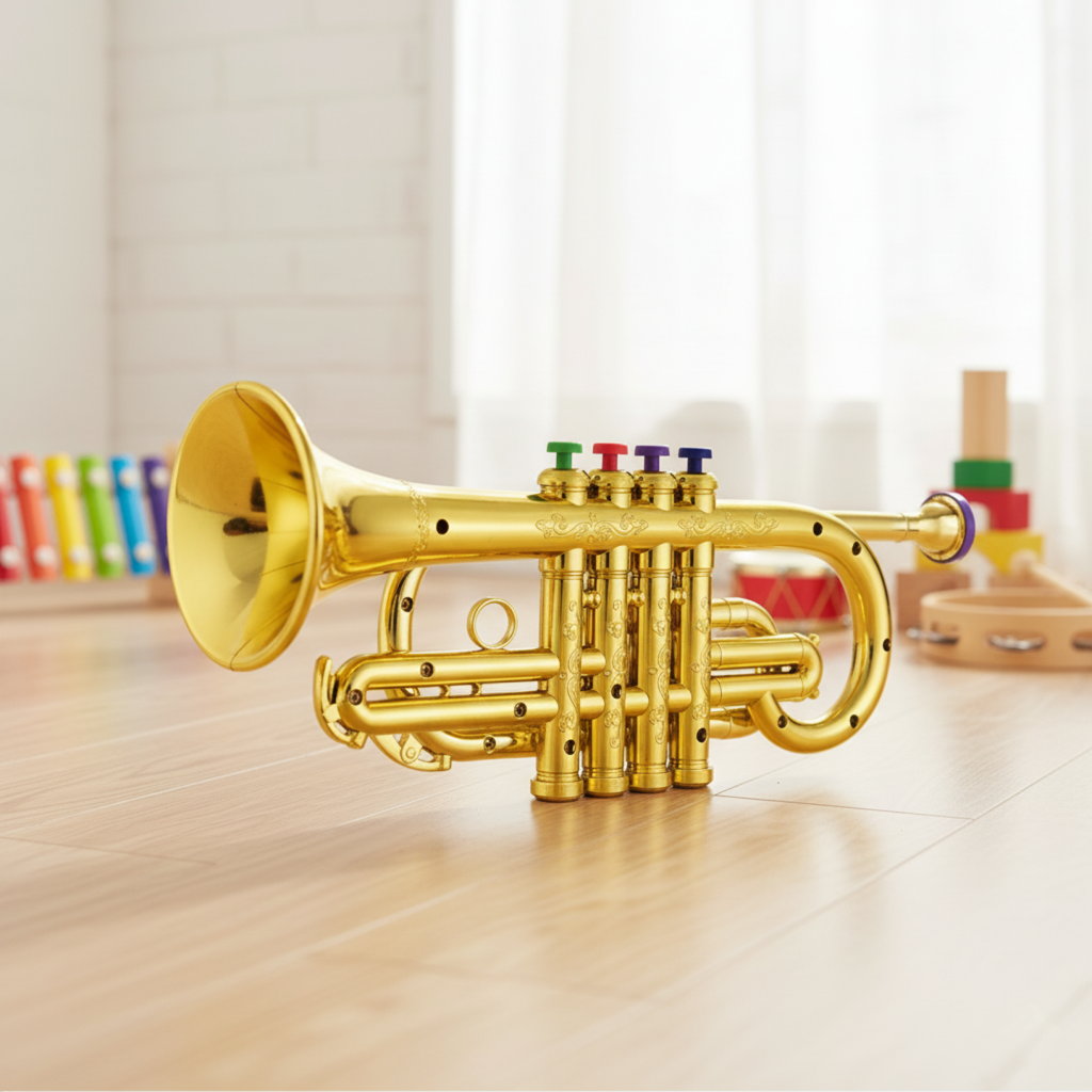Children's Trumpet Toy — 4 Keys, Educational ABS Plastic