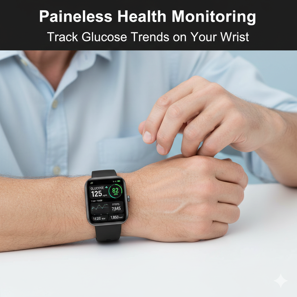 Smartwatch per il monitoraggio indolore della glicemia — Controllo del diabete