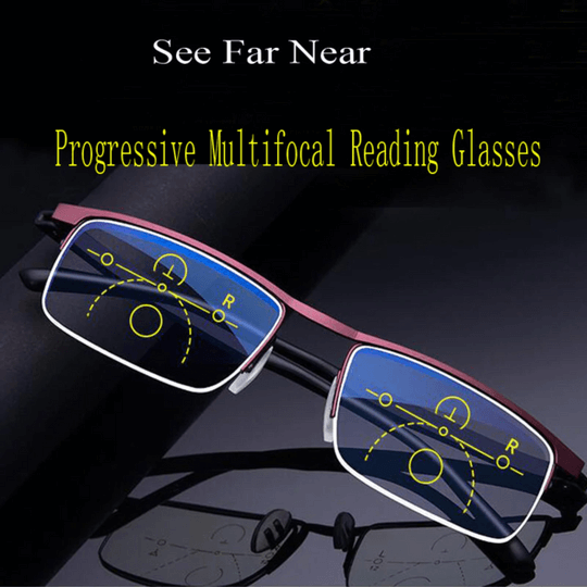 German Designed Progressive Eyeglasses — Clear Vision All Day
