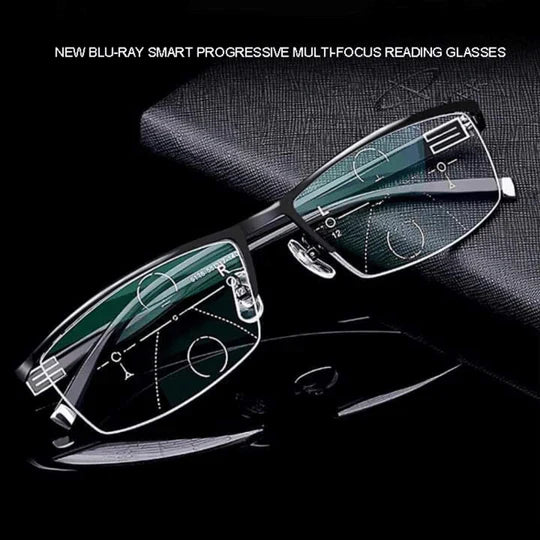Gafas multifocales alemanas — Visión de cerca, intermedia y lejana