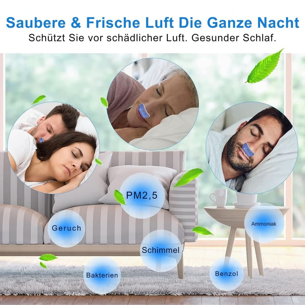 AirWhisper Compact Maskless CPAP Device — MicroBreath Anti-Snore Design