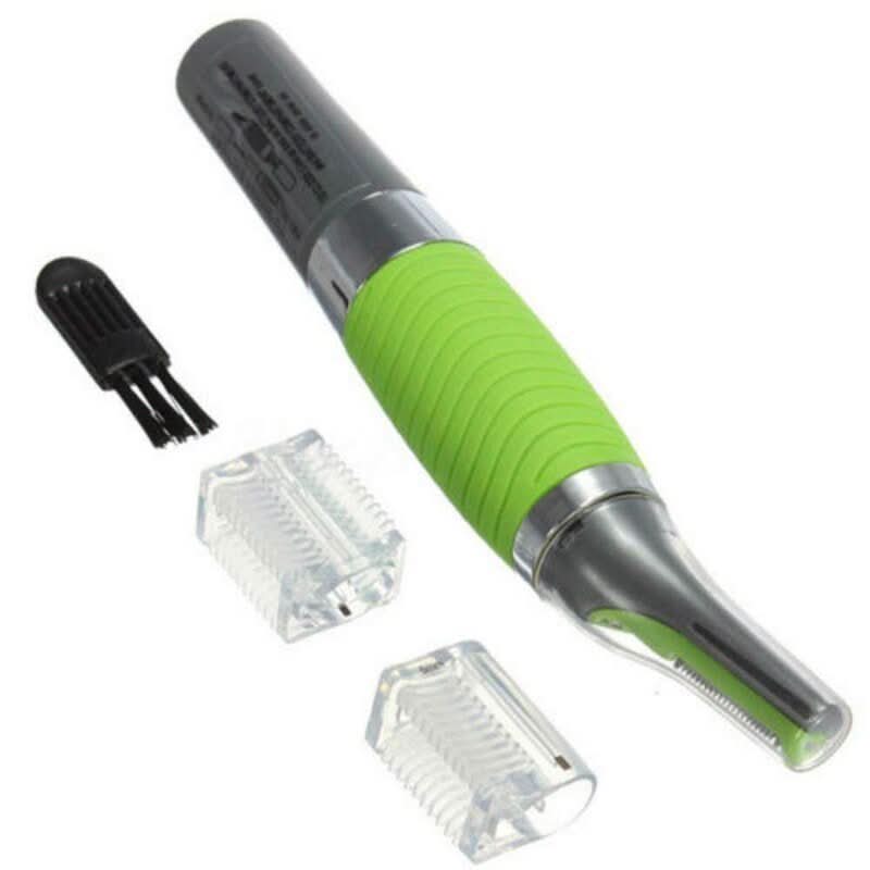 Regolabarba di precisione per naso e orecchie NoseEdge Pro — Luce LED integrata, rimozione delicata dei peli