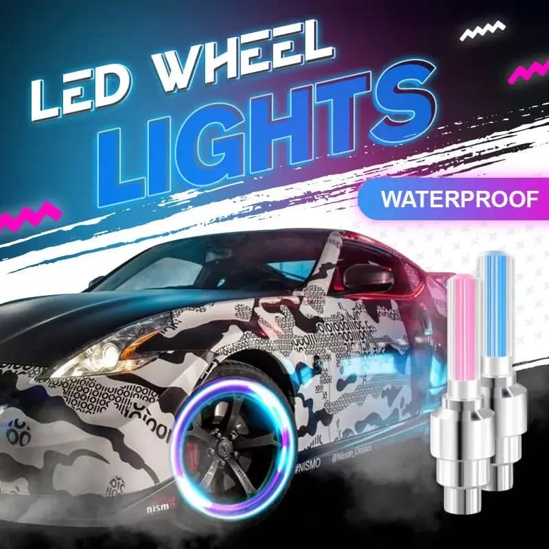 LumaGlow LED-Ventilkappenleuchten — Aufsteckbares Ventil-Design mit Bewegungsaktivierung