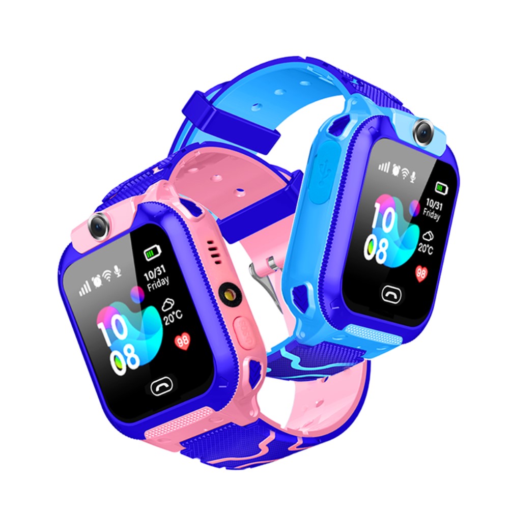 שעון חכם לילדים עם מסך מגע — GPS בזמן אמת, שיחות והתראת SOS