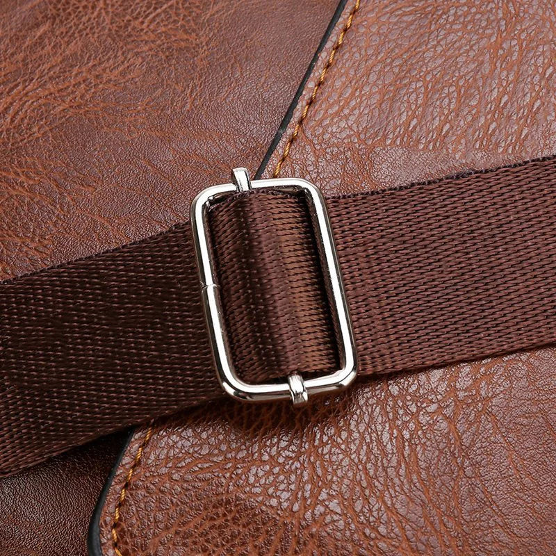 NobleCraft Large Leather Messenger Bag for Work and Play | livraina