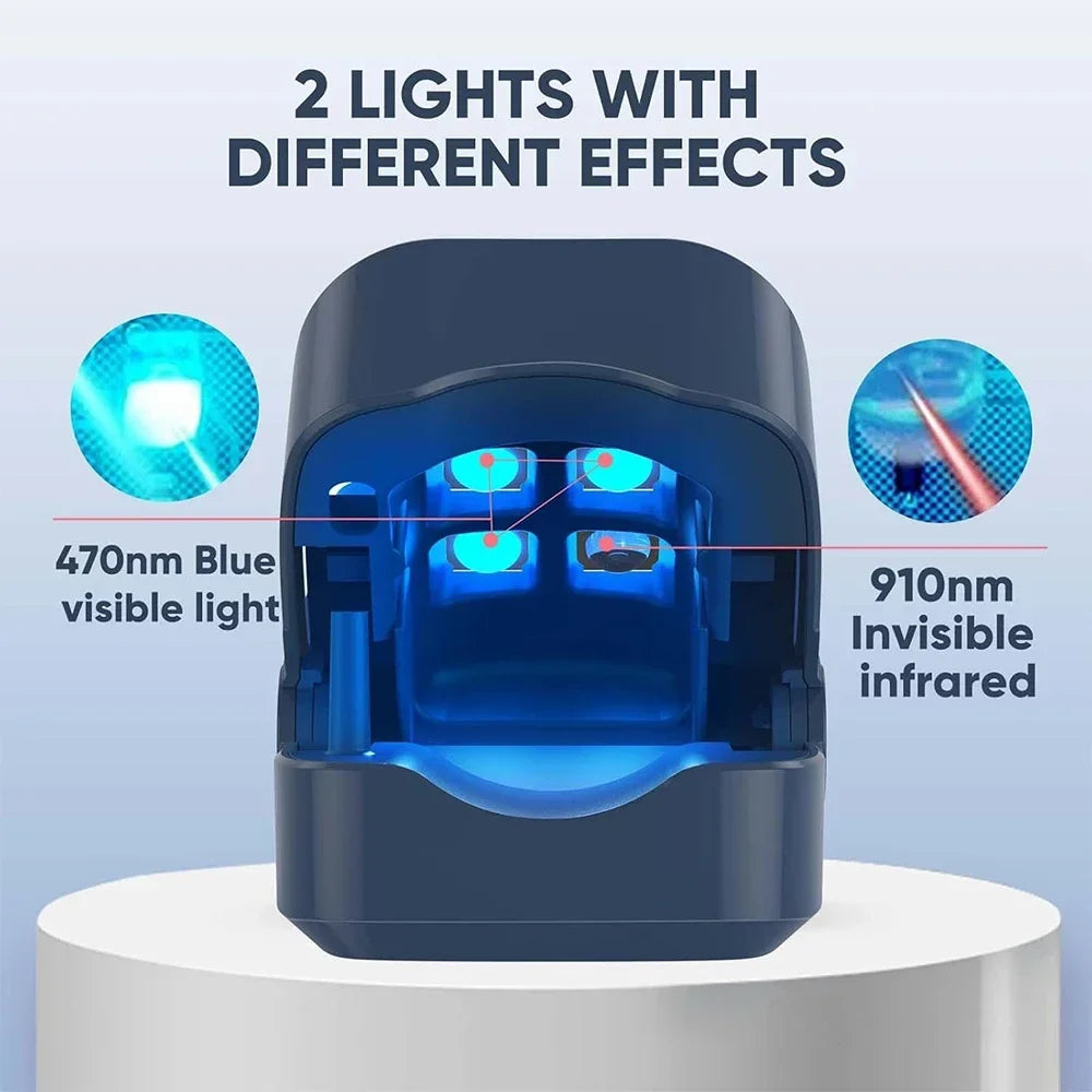 Blue & Near-Infrared Nail Light Therapy Device for Onychomycosis