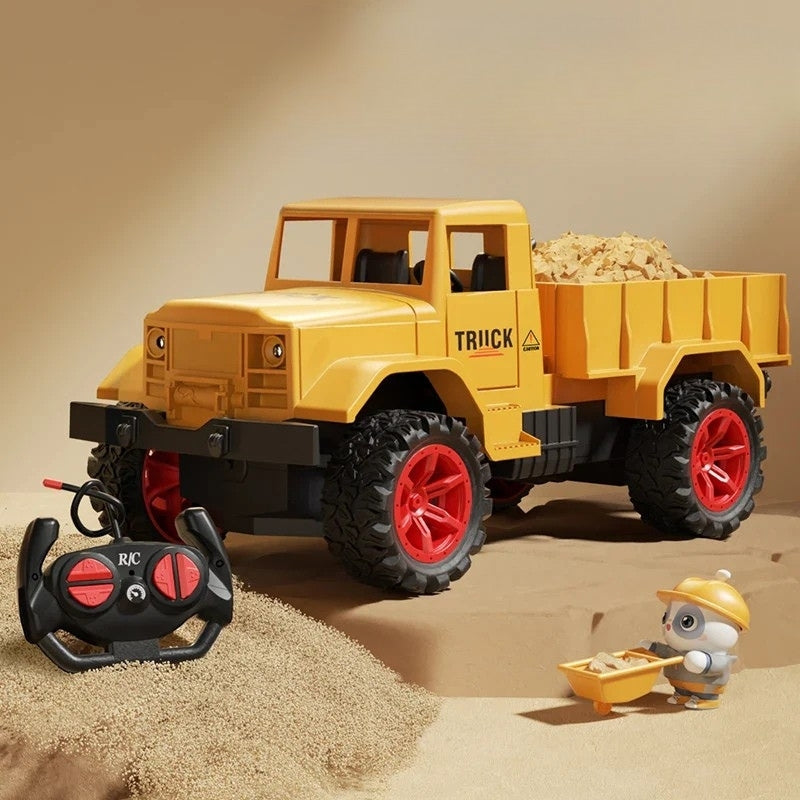 RoboExcavator radiografisch bestuurbare speelgoedgraafmachine — Legering, licht en geluid