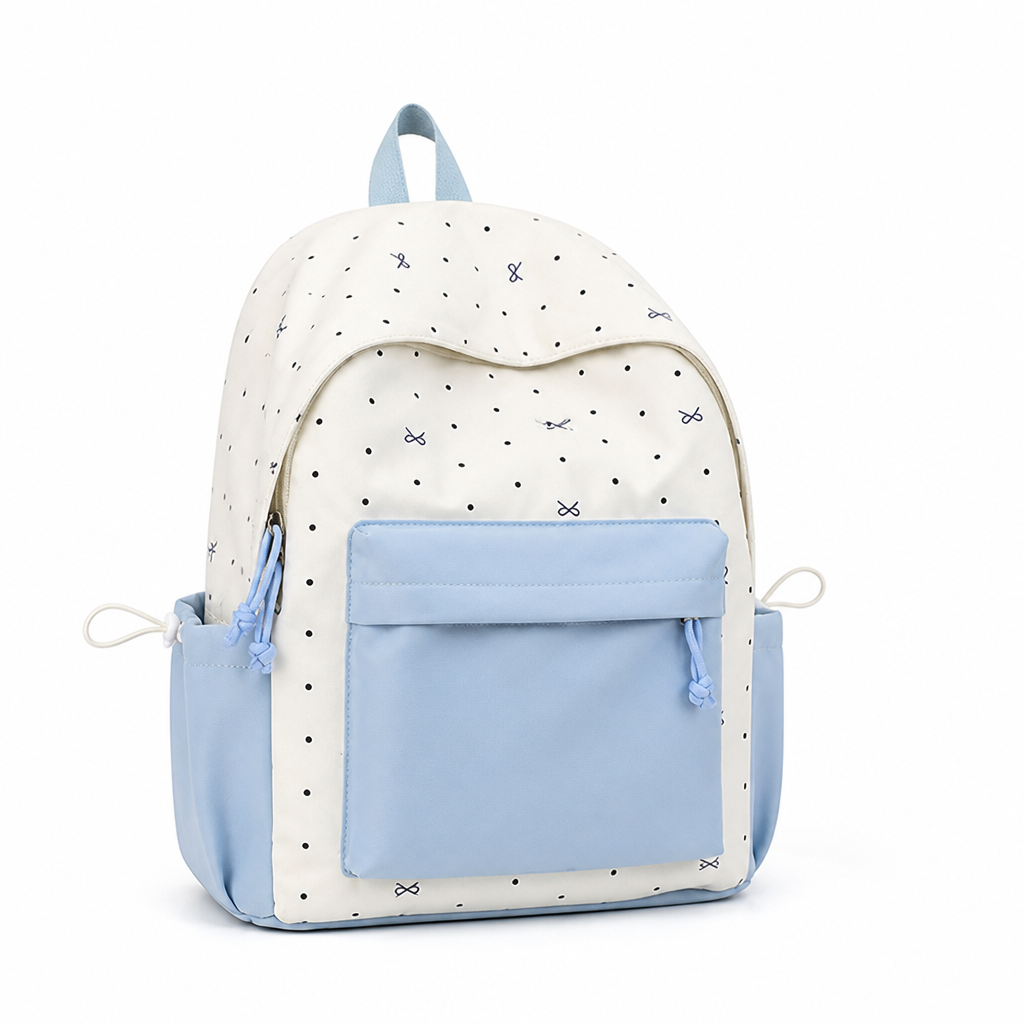 Lett skoleryggsekk med flere lommer | livraina