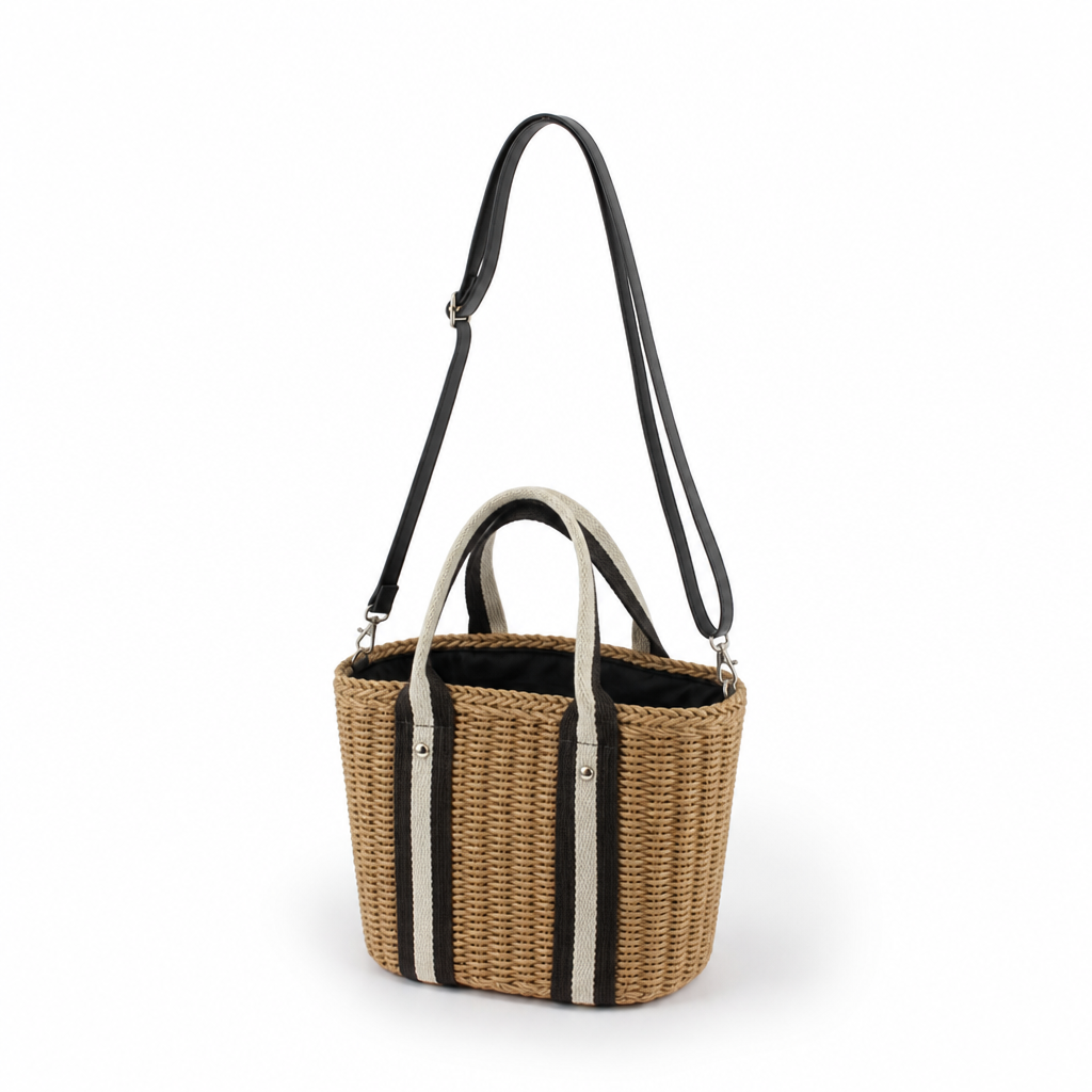 Natural Raffia Tote Bag (Removable Strap) | livraina