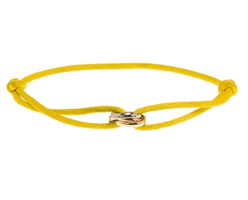 Minimalistisches Flechtarmband — Verstellbarer Infinity-Anhänger in Roségold
