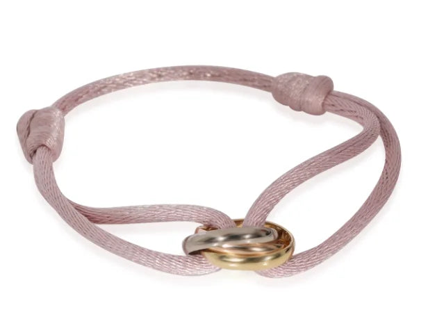 Minimalistisches Flechtarmband — Verstellbarer Infinity-Anhänger in Roségold