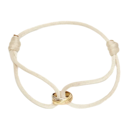 Minimalistisches Flechtarmband — Verstellbarer Infinity-Anhänger in Roségold