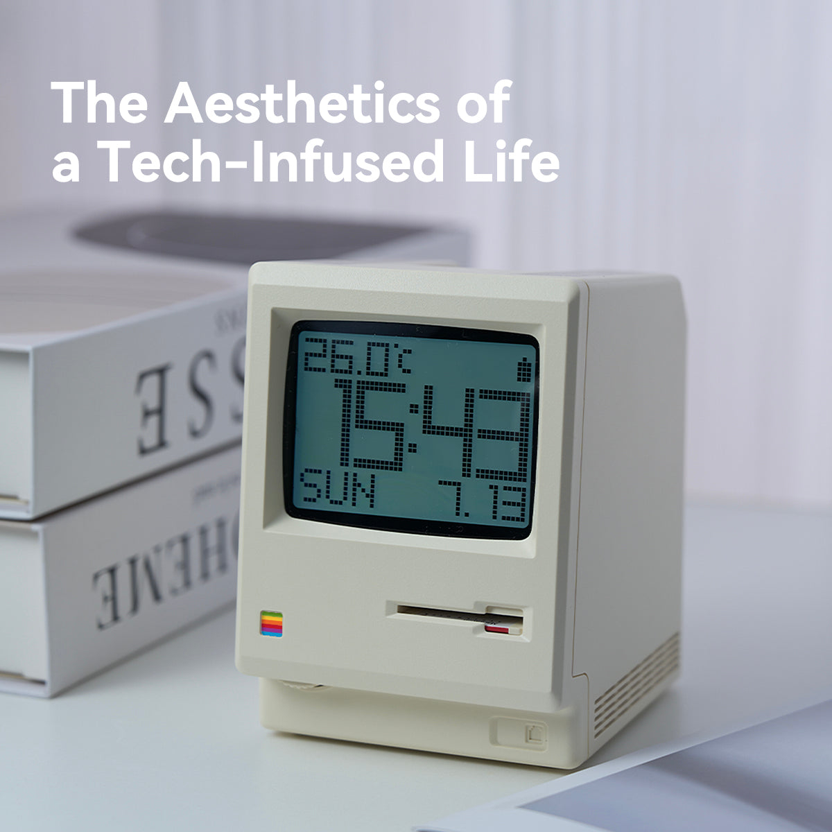 NexaTick Retro Computer-Style Digital Alarm Clock