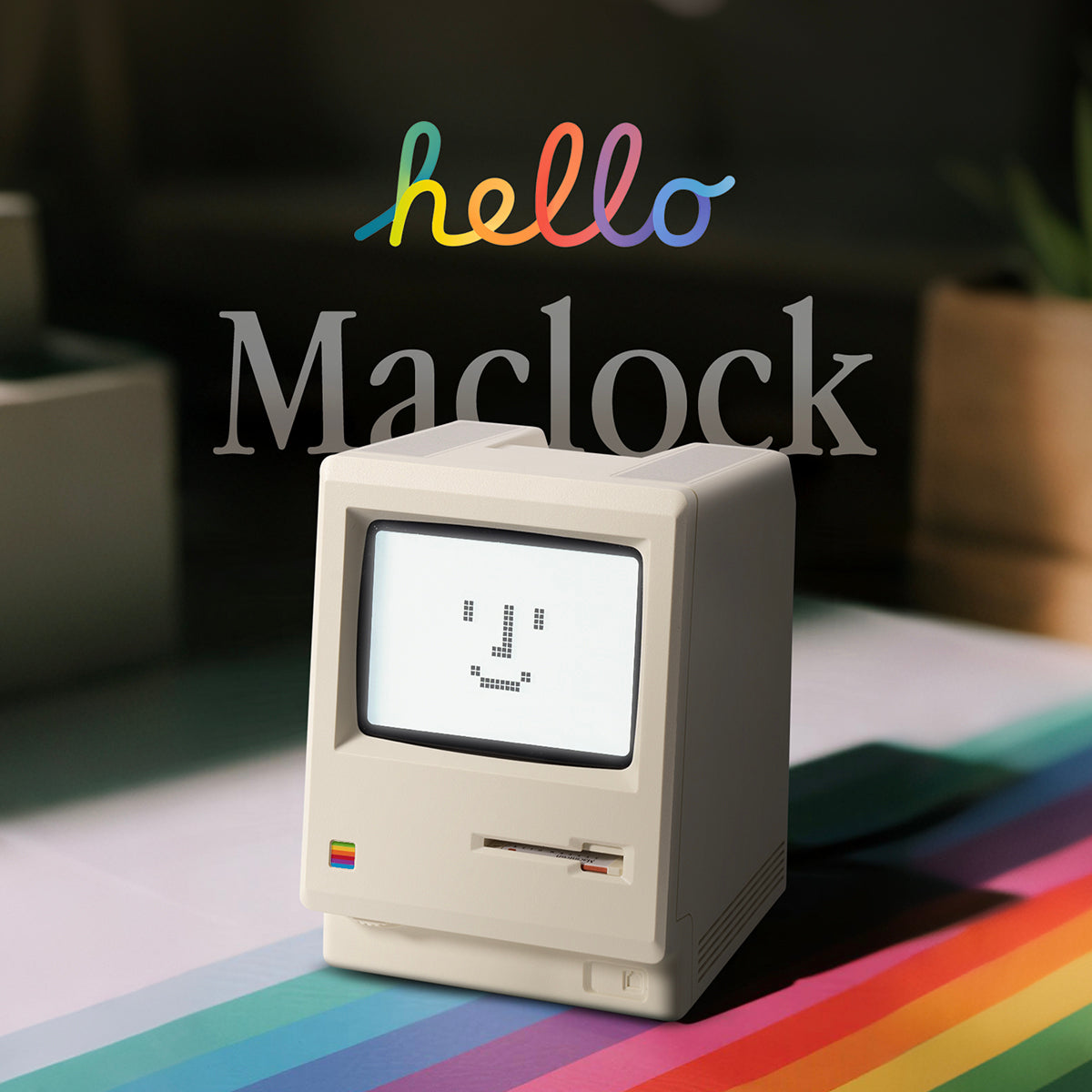 NexaTick Retro Computer-Style Digital Alarm Clock
