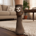 Calzini da casa 3D con animali SnugNest — Vestibilità confortevole, suola antiscivolo