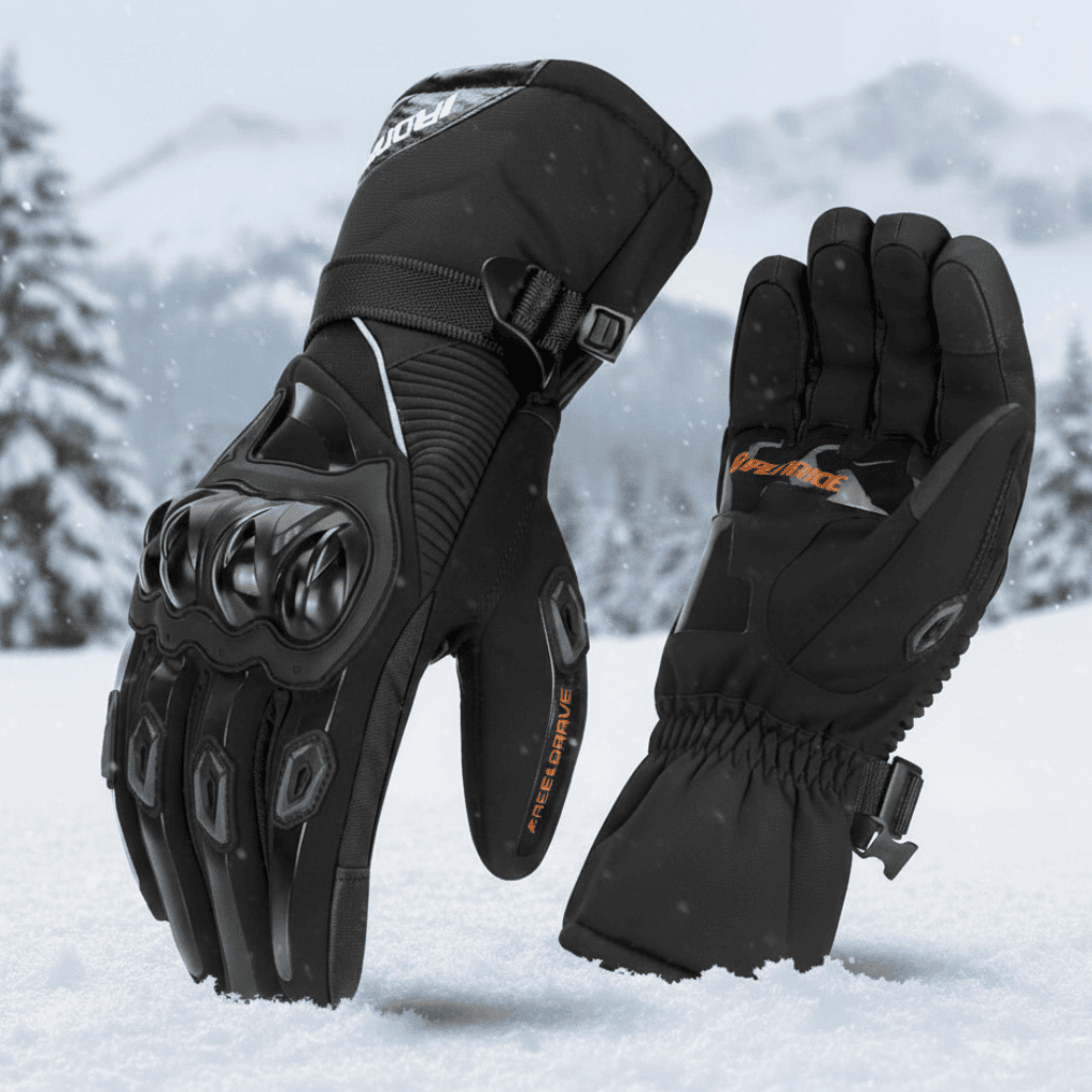 כפפות ArcticShield עמידות למים ומבודדות לרכיבה על אופנוע בחורף