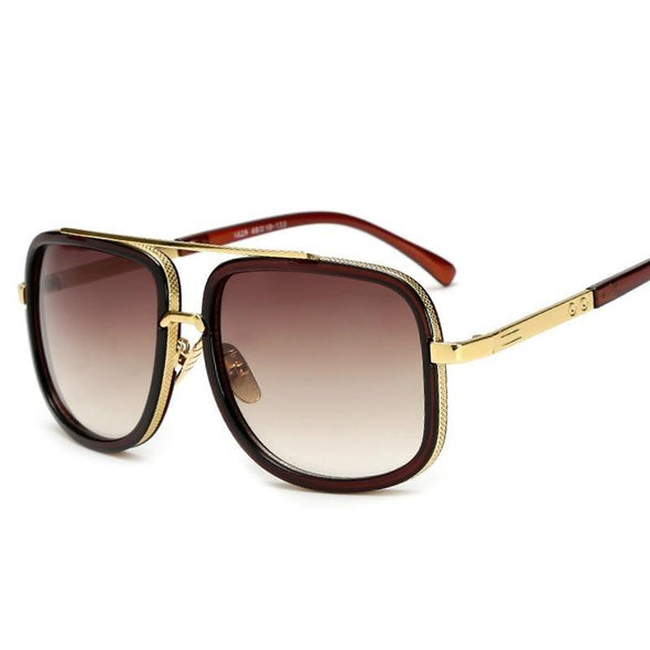 Polarisierte Sonnenbrille für Herren — UV400-Schutz, leichte Rahmen aus einer Metalllegierung