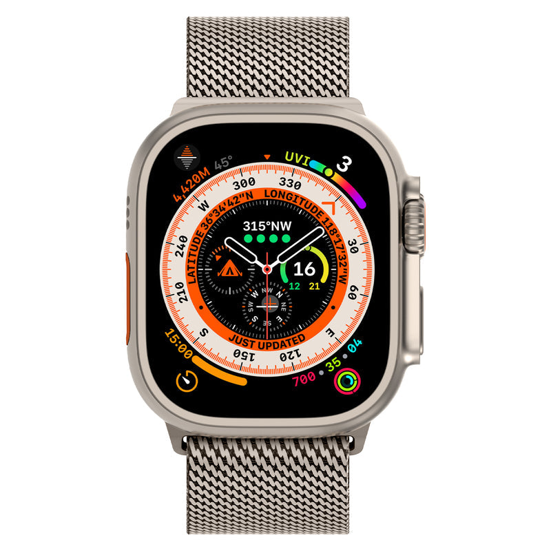 Bracelete em malha Aurora para Apple Watch — estilo clássico