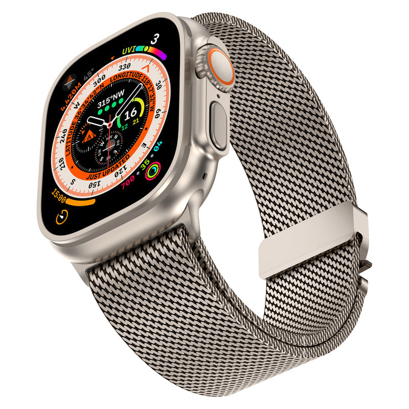 Bracelete em malha Aurora para Apple Watch — estilo clássico