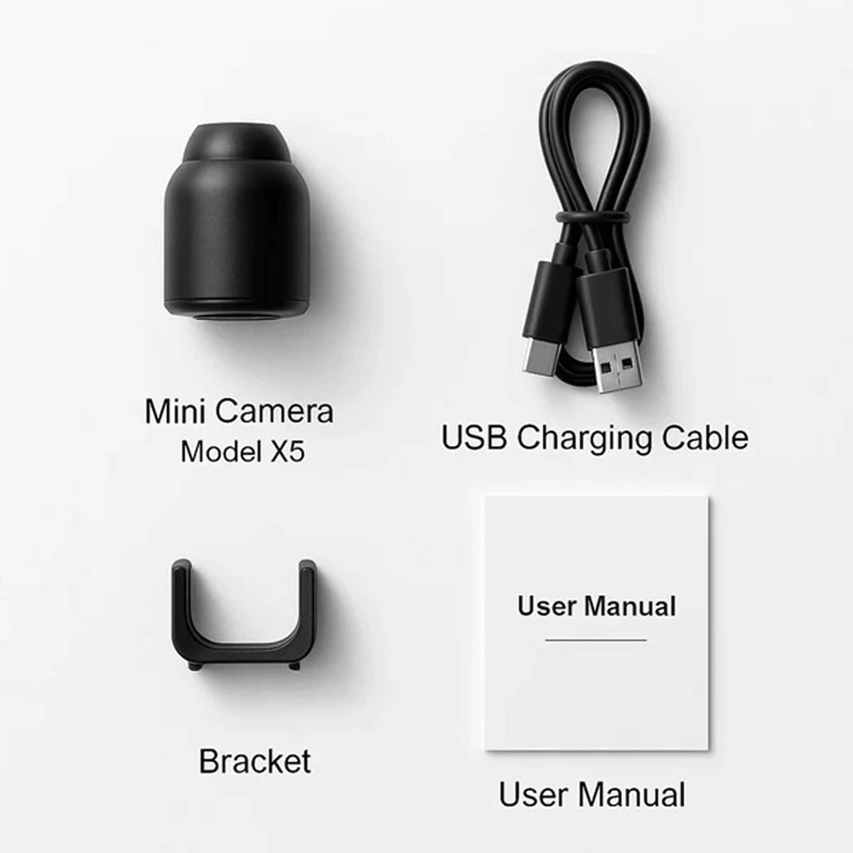 Mini bezdrátová skrytá kamera AeroGuard — nahrávání zvuku