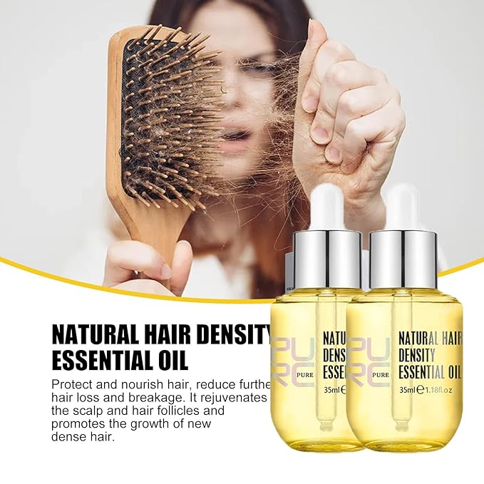 Olio naturale per la crescita dei capelli, nutriente per la chioma | livraina