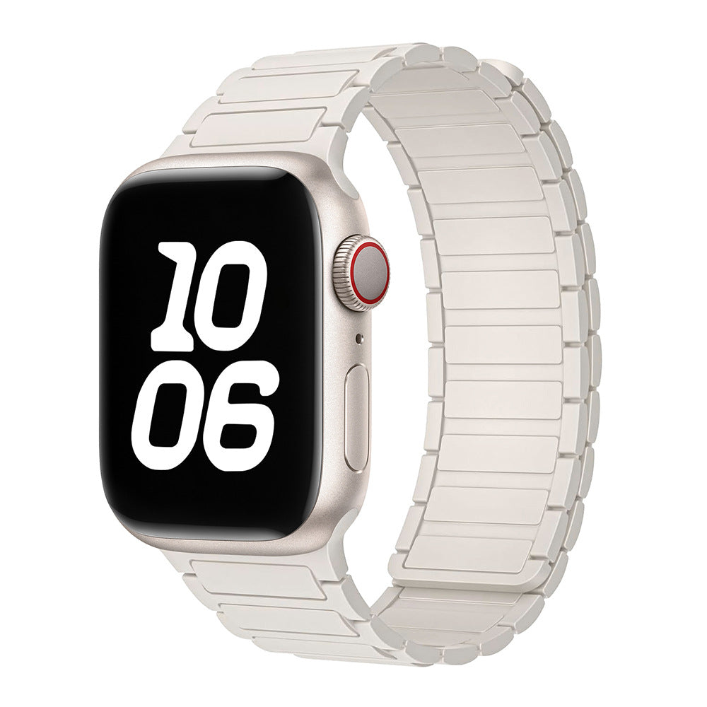Curea cu buclă magnetică Nova din silicon pentru smartwatch — Curea ajustabilă