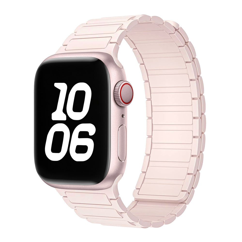 Curea cu buclă magnetică Nova din silicon pentru smartwatch — Curea ajustabilă