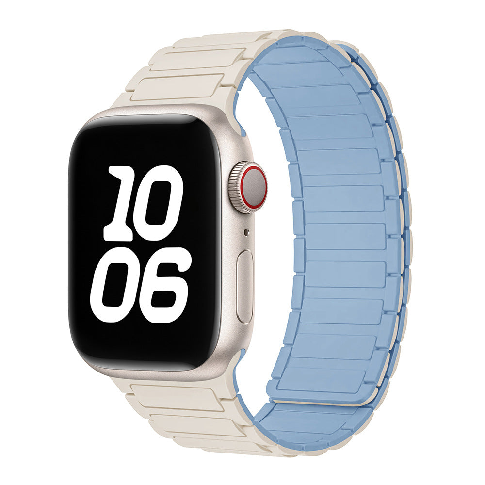 Curea cu buclă magnetică Nova din silicon pentru smartwatch — Curea ajustabilă