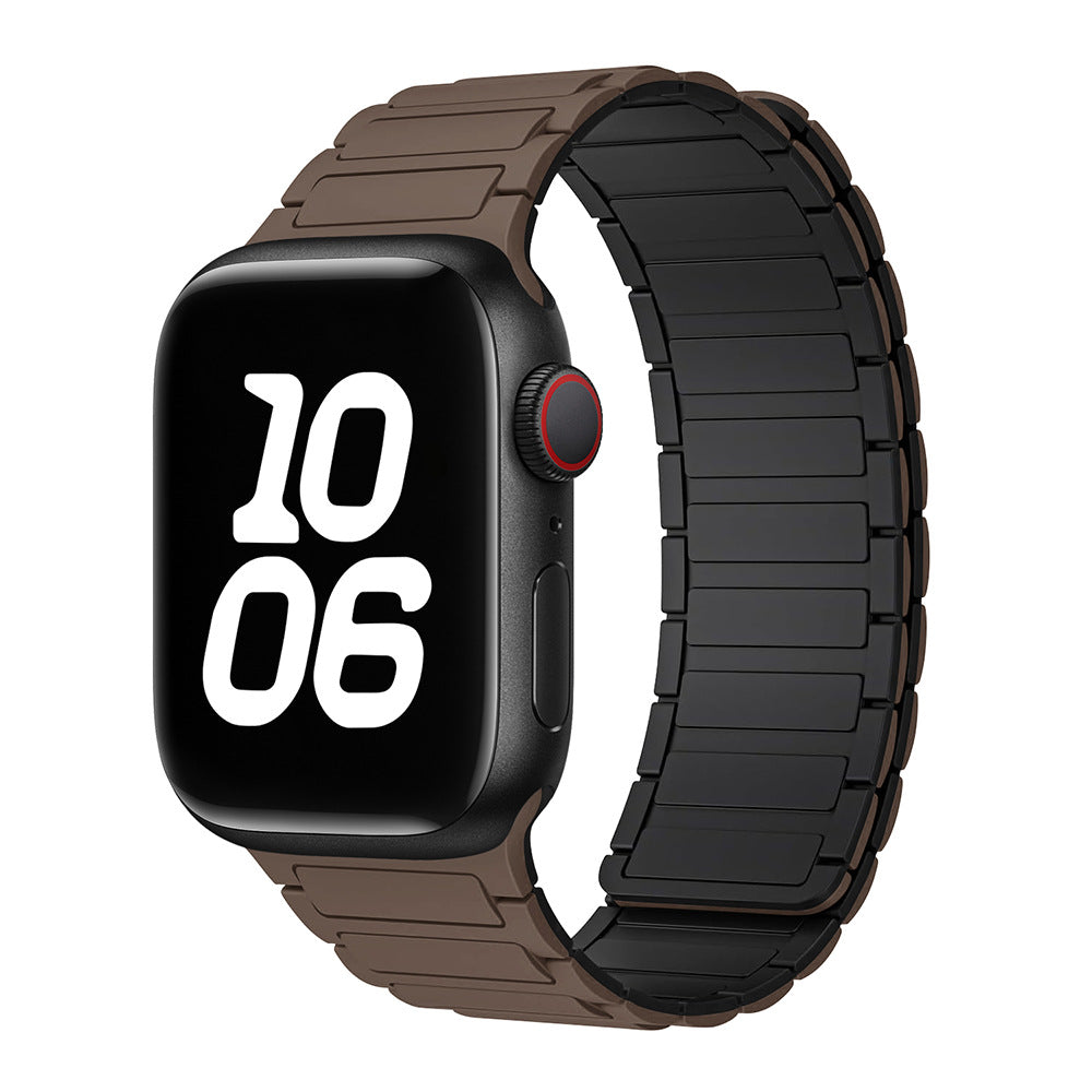 Curea cu buclă magnetică Nova din silicon pentru smartwatch — Curea ajustabilă