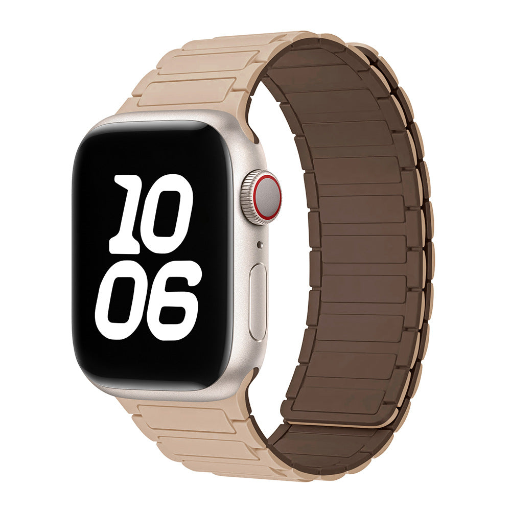 Curea cu buclă magnetică Nova din silicon pentru smartwatch — Curea ajustabilă