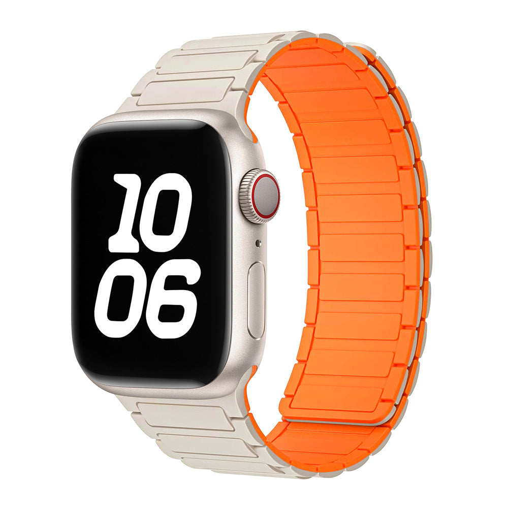Curea cu buclă magnetică Nova din silicon pentru smartwatch — Curea ajustabilă