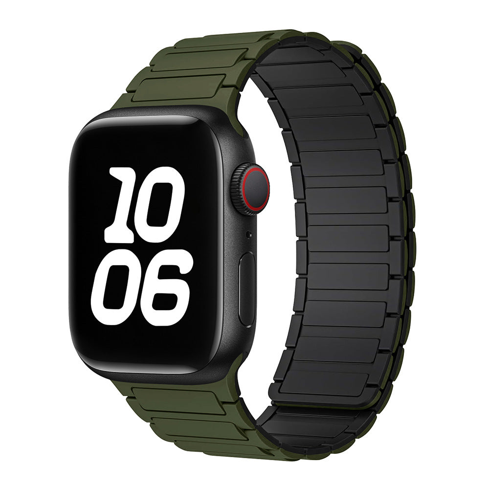 Curea cu buclă magnetică Nova din silicon pentru smartwatch — Curea ajustabilă