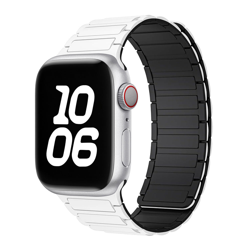 Curea cu buclă magnetică Nova din silicon pentru smartwatch — Curea ajustabilă