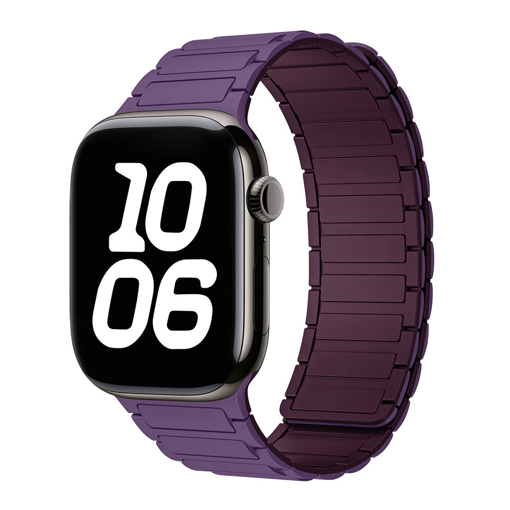 Curea cu buclă magnetică Nova din silicon pentru smartwatch — Curea ajustabilă