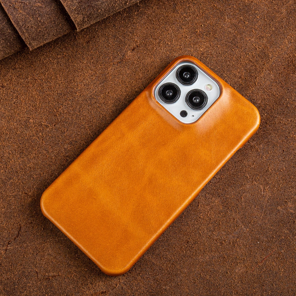 Novan iPhone-kuori, Nova Creations - öljyvahattu aito nahka