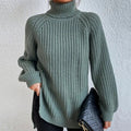 Newly Knitted Fitted Turtleneck Sweater | livraina