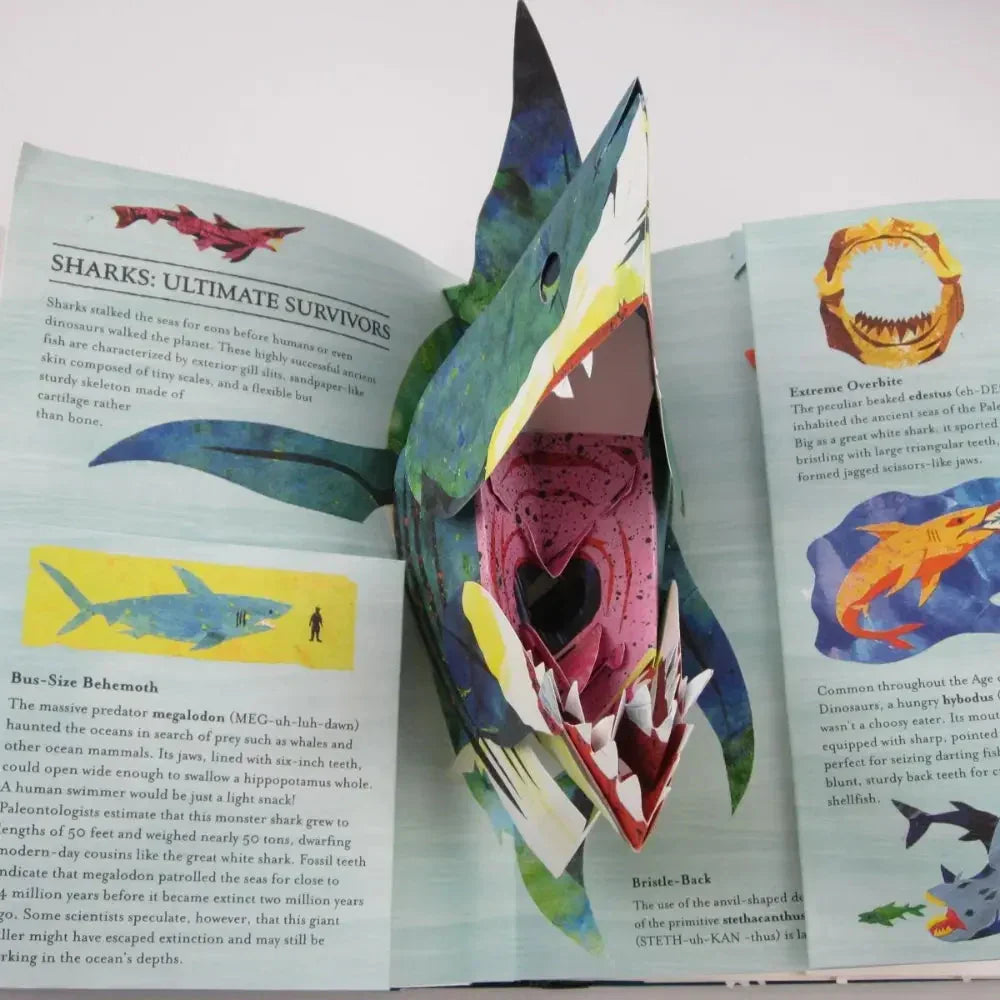Jurassic Pop Up-dinosaurer i 3D: Sabuda og Reinharts episke eventyr