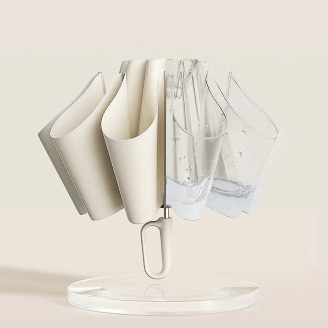 Umbrelă compactă automată AeroGuard, rezistentă la vânt