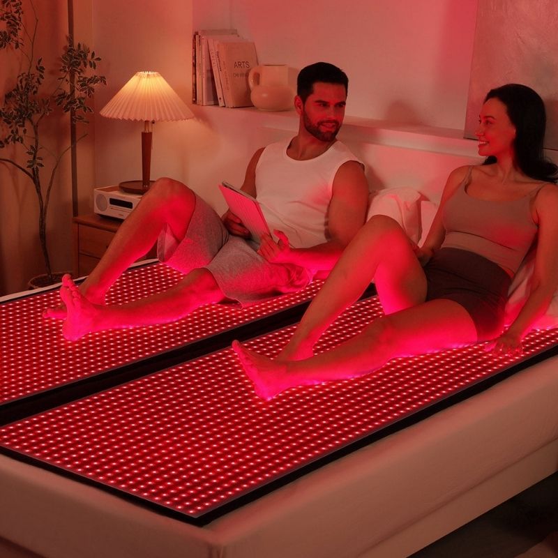Lit de luminothérapie rouge — Rouge et proche infrarouge pour tout le corps
