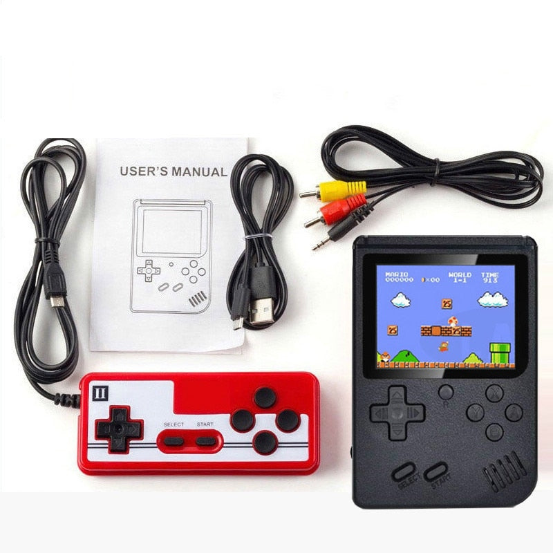 Draagbare retro gameconsole — 400 klassieke games, kleurendisplay