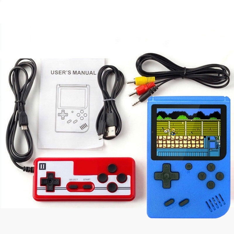 Draagbare retro gameconsole — 400 klassieke games, kleurendisplay