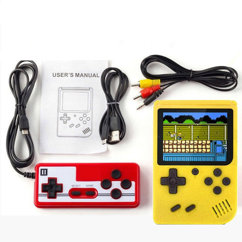Draagbare retro gameconsole — 400 klassieke games, kleurendisplay
