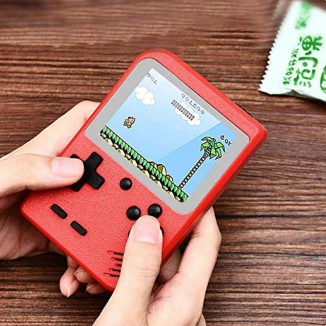 Draagbare retro gameconsole — 400 klassieke games, kleurendisplay