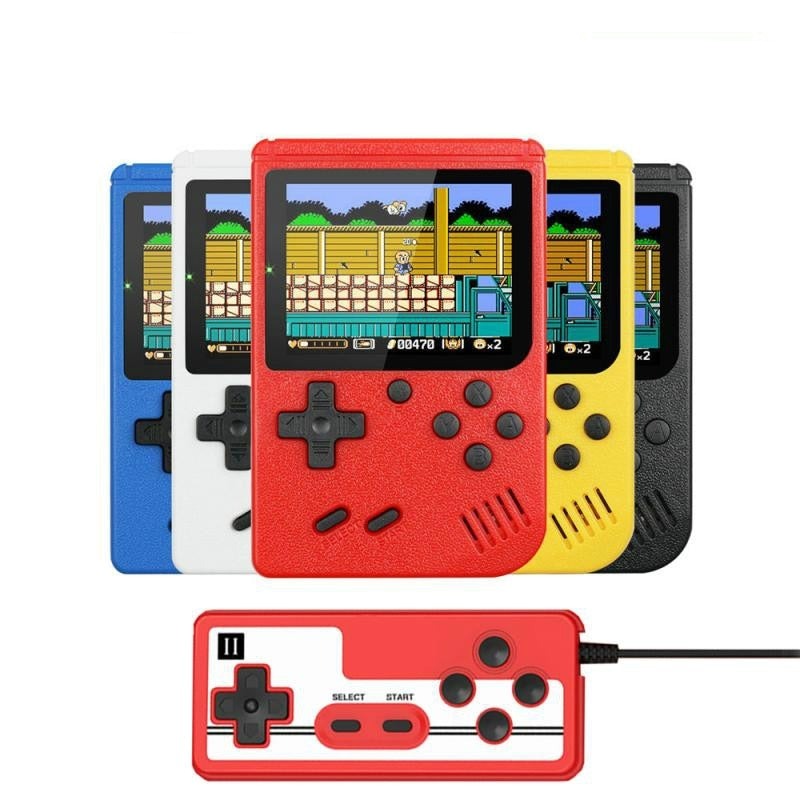 Draagbare retro gameconsole — 400 klassieke games, kleurendisplay