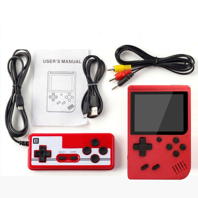 Draagbare retro gameconsole — 400 klassieke games, kleurendisplay