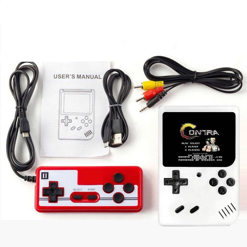 Draagbare retro gameconsole — 400 klassieke games, kleurendisplay
