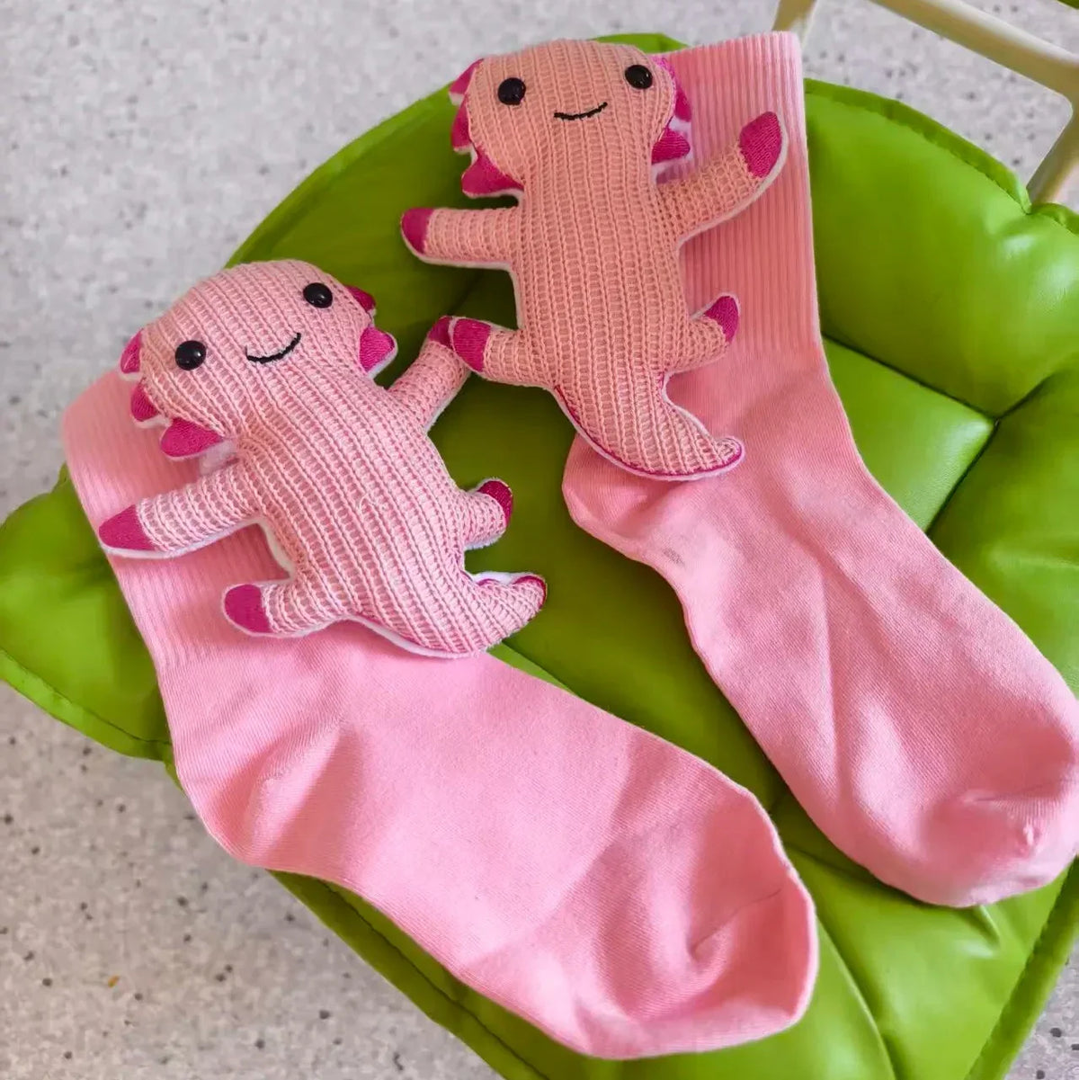 Calzini da casa 3D con animali SnugNest — Vestibilità confortevole, suola antiscivolo
