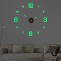 Horloge murale lumineuse 3D DIY LumaNova — Style moderne sans cadre